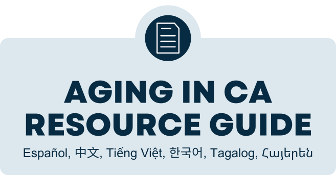 California Aging resouces Guide banner