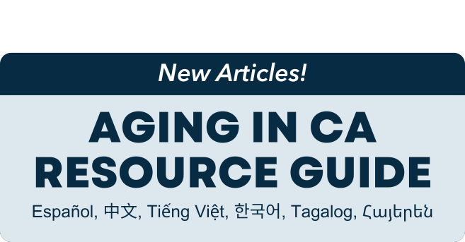 California Aging resouces Guide banner