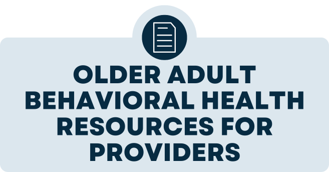Banner to link to Behavioral Health Resources for Providers page