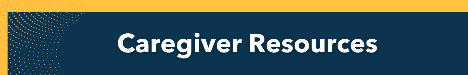 Caregiver resources banner